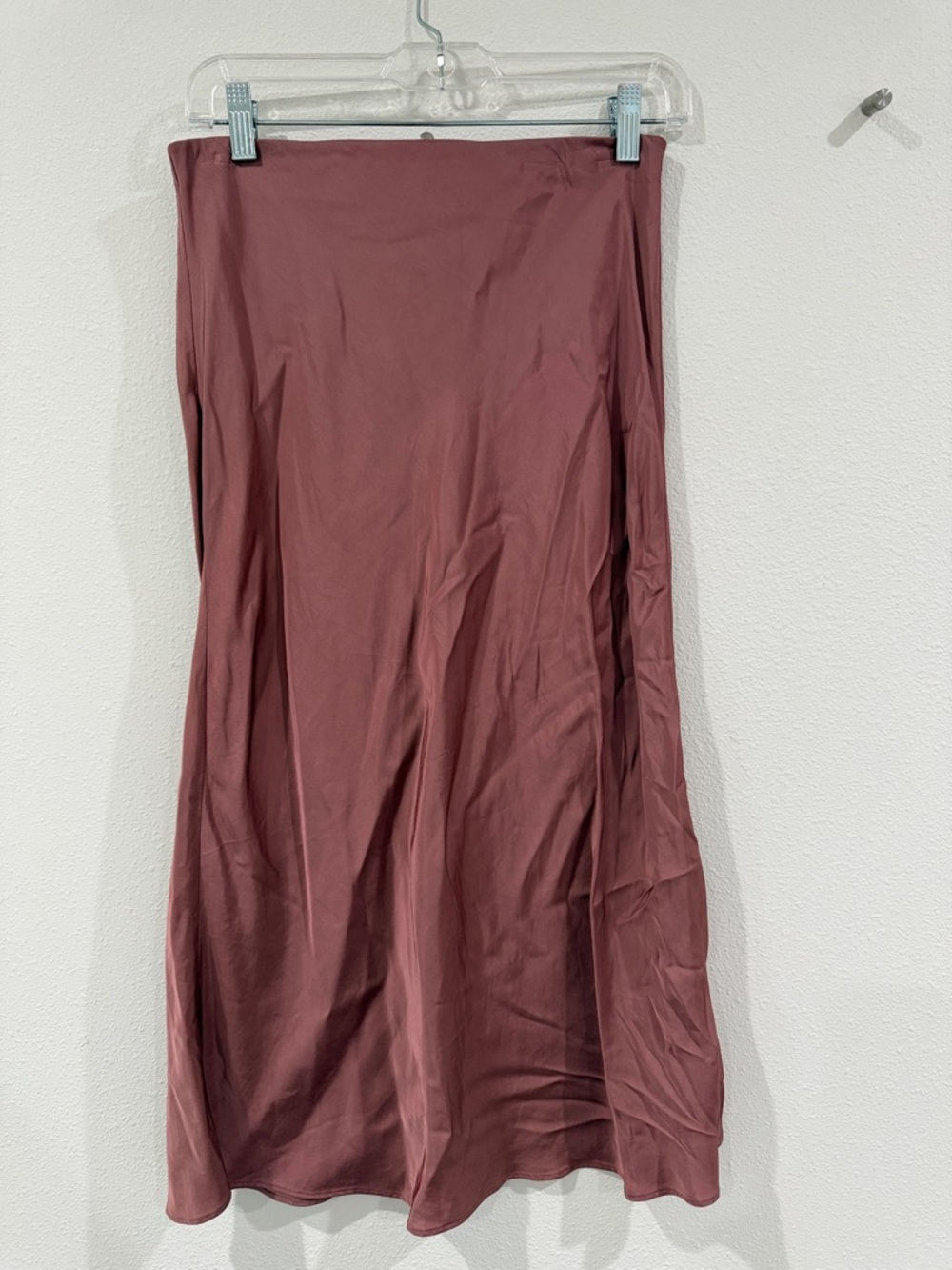 Victoria's Secret Satin Midi Skirt - Mauve